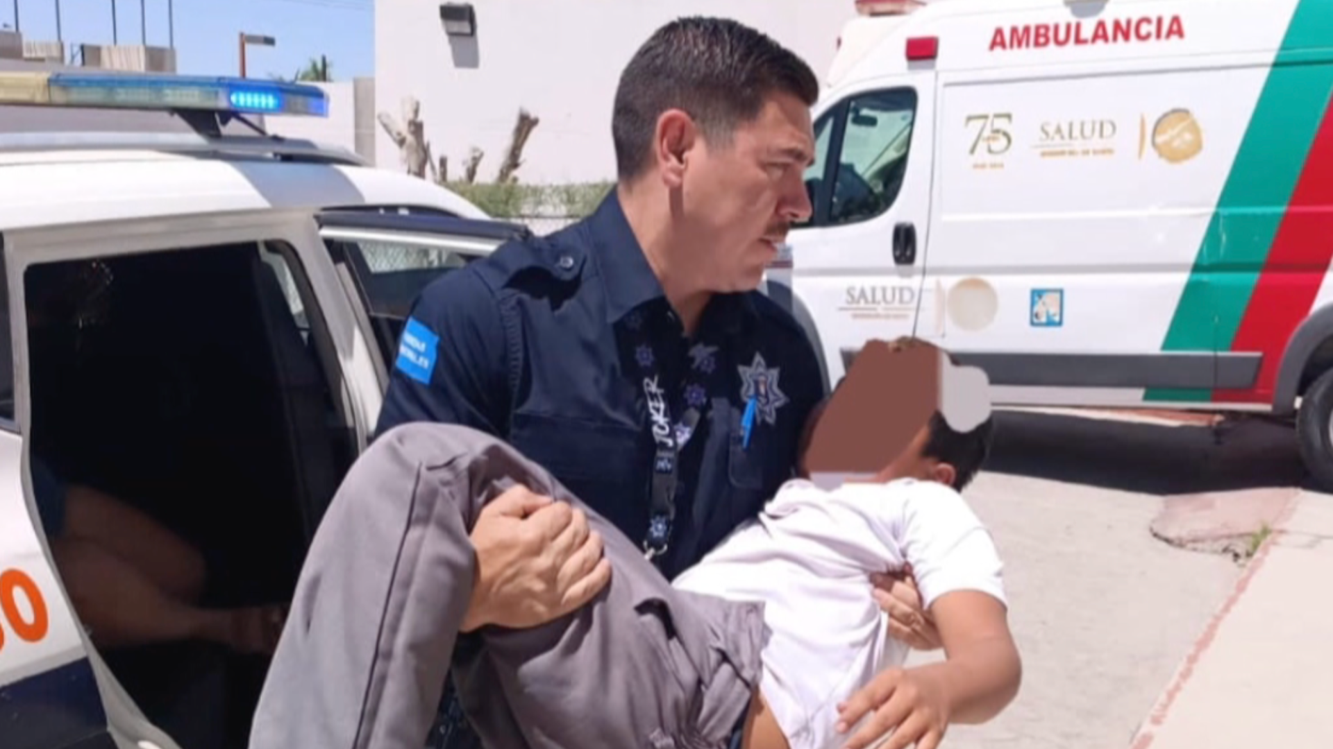 Niño de 9 Años es Auxiliado por Problemas Respiratorios en Primaria de Hermosillo